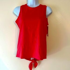 Zella Girls Diamond Back Cut Out Sleeveless Top Sz Junior XL